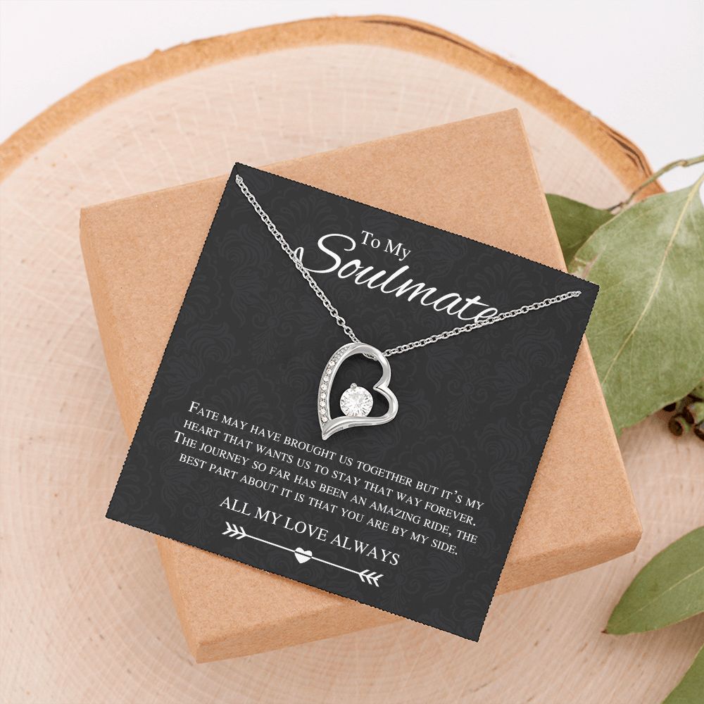To My Soulmate Forever Love Necklace