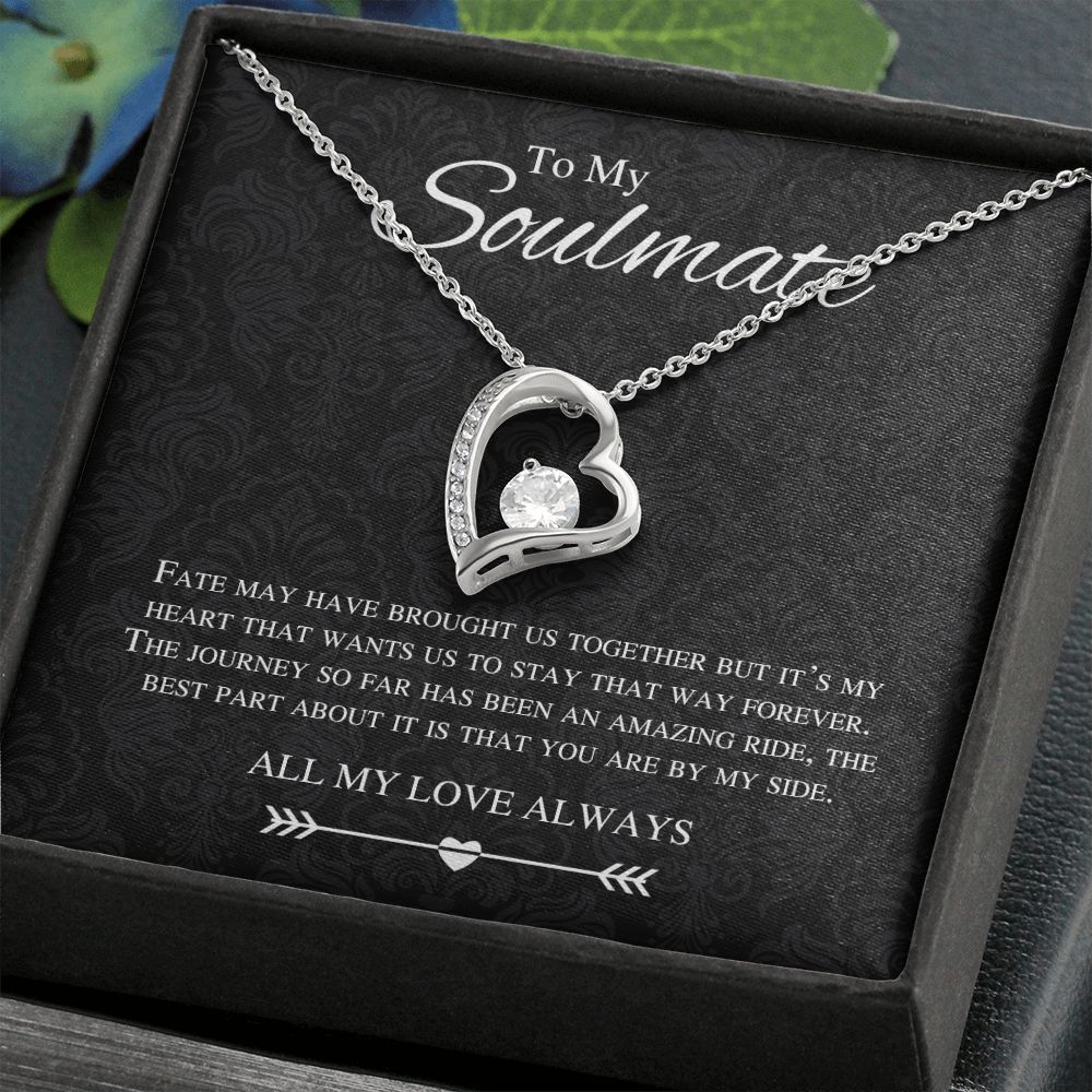 To My Soulmate Forever Love Necklace