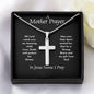 A Mother Prayer to Son Cross Necklace