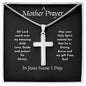 A Mother Prayer to Son Cross Necklace