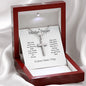 A Mother Prayer Cross Necklace