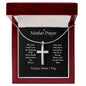 A Mother Prayer to Son Cross Necklace