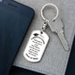 Msg to Graduate - Congratulations Swivel Key Chain