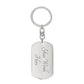 Msg to Graduate - Congratulations Swivel Key Chain