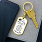Msg to Graduate - Congratulations Swivel Key Chain