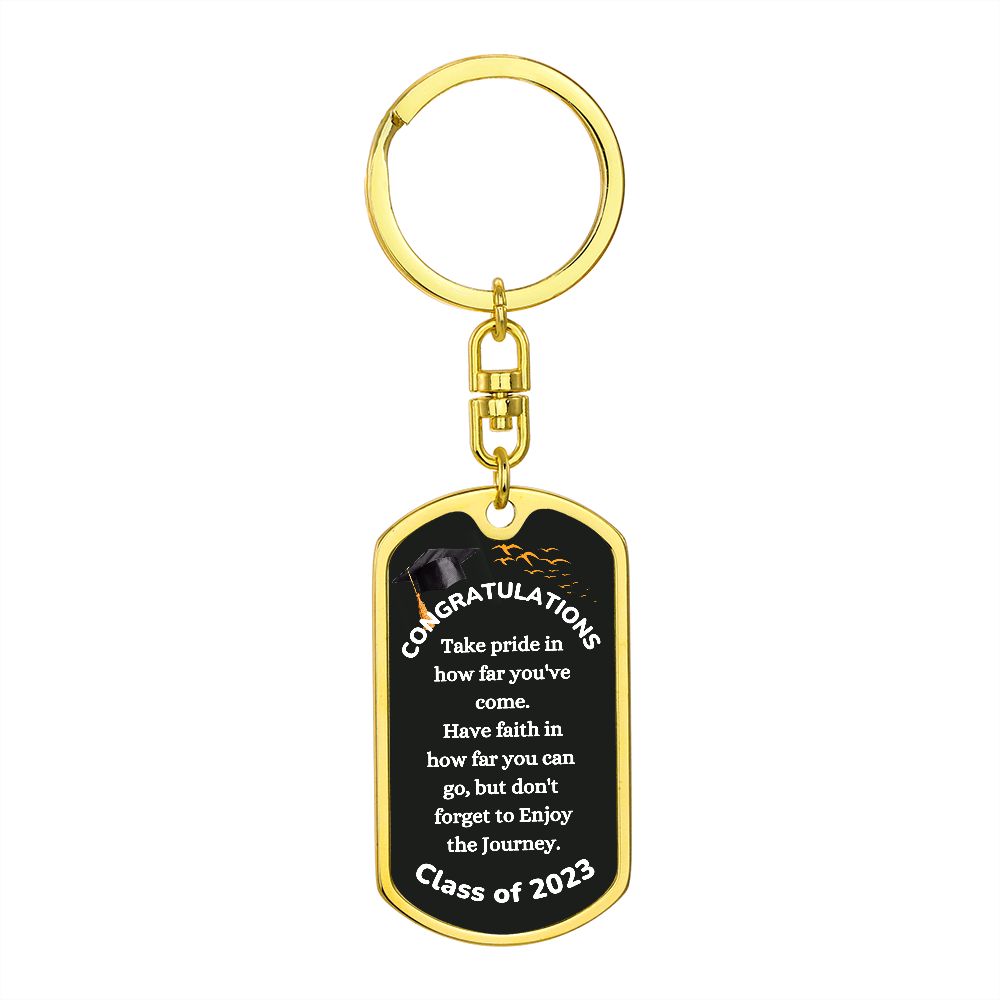 Msg to Graduate - Congratulations 2023 Swivel Key Chain