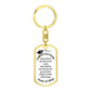 Msg to Graduate - Congratulations Swivel Key Chain