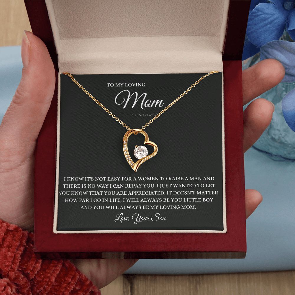 To Mom From Son Forever Love Necklace