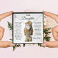 To My Daughter Love Knot Necklace This old Lion