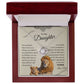 To My Daughter Love Knot Lions Side by Side T