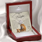 To My Daughter Love Knot Lions Side by Side T