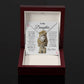 To My Daughter Love Knot Necklace This old Lion