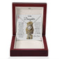 To My Daughter Love Knot Necklace This old Lion