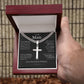 To My Man, Artisan Cross Cuban Link Chain