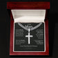 To My Man, Artisan Cross Cuban Link Chain