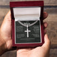 To My Man, Artisan Cross Cuban Link Chain