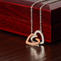 To My Daughter Interlocking Hearts