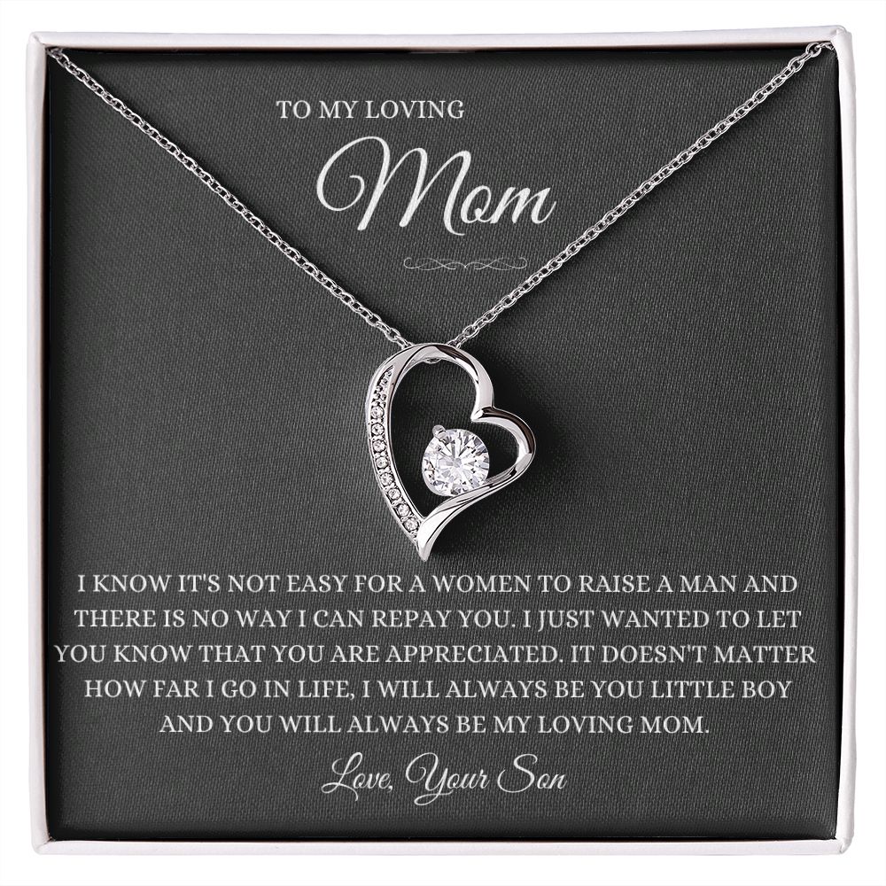 To Mom From Son Forever Love Necklace