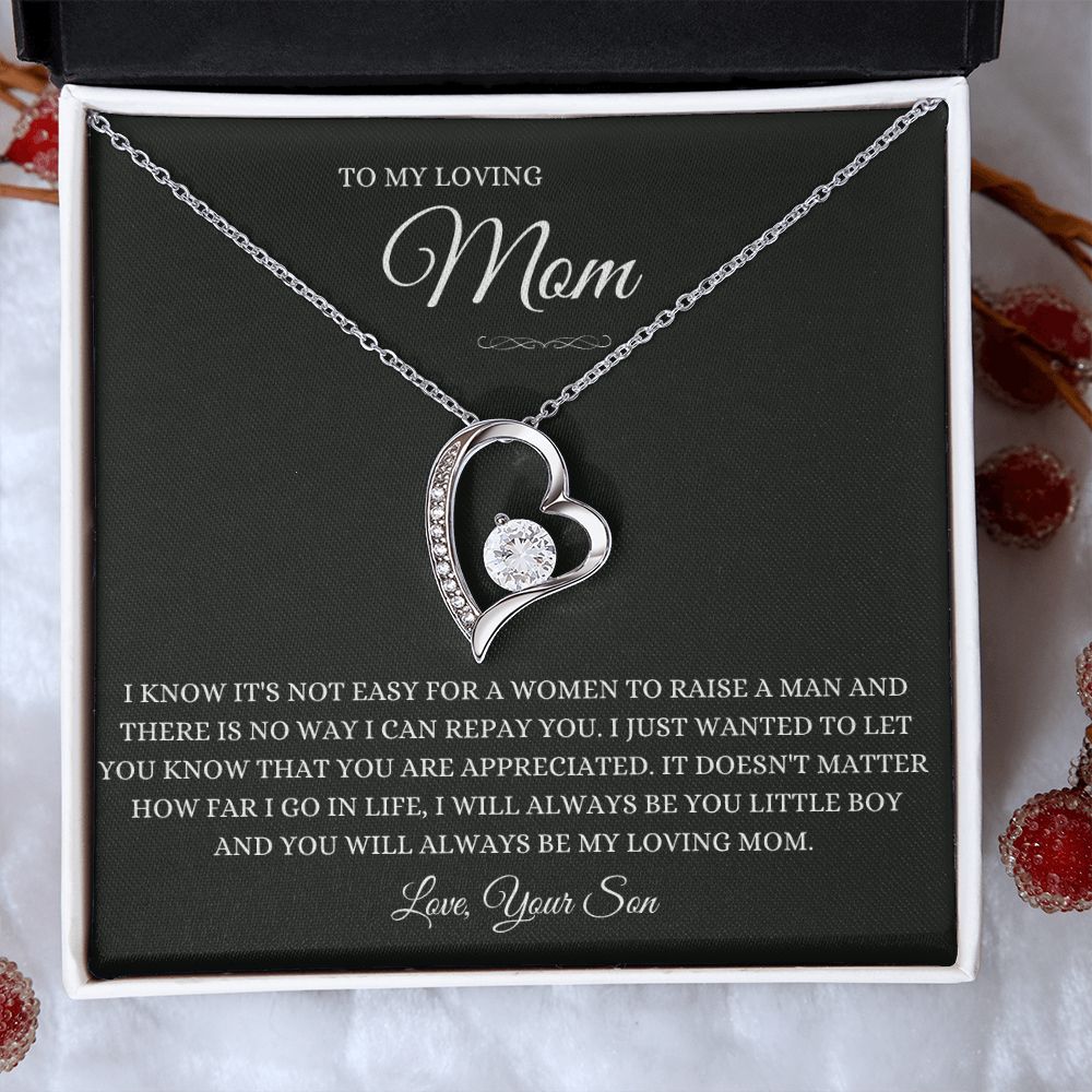To Mom From Son Forever Love Necklace
