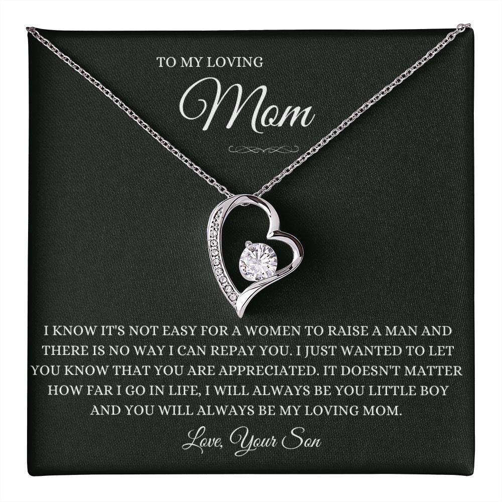 To Mom From Son Forever Love Necklace