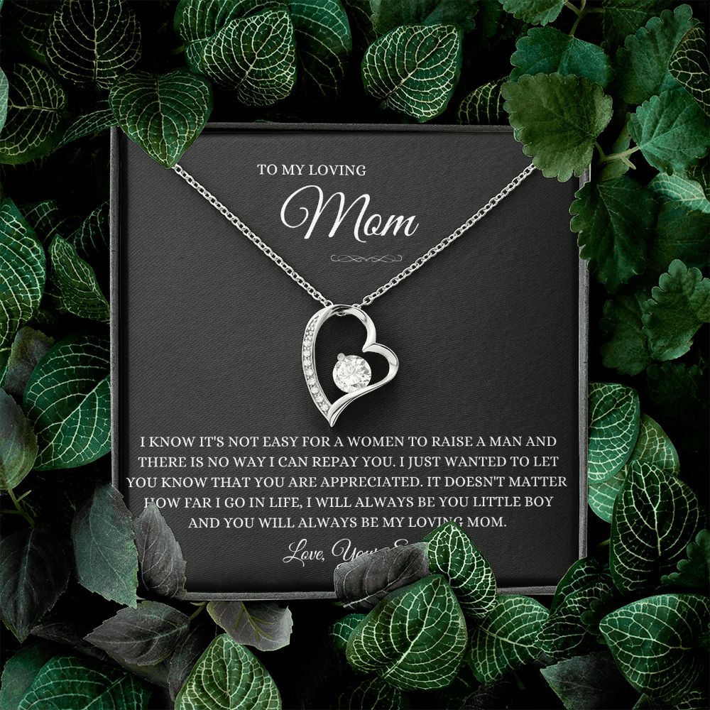 To Mom From Son Forever Love Necklace