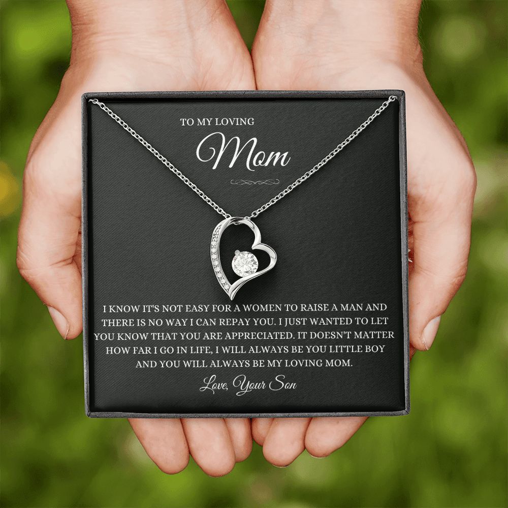 To Mom From Son Forever Love Necklace