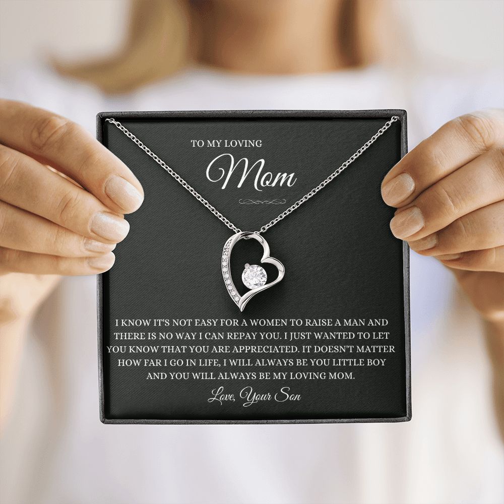To Mom From Son Forever Love Necklace