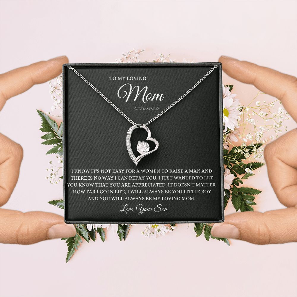 To Mom From Son Forever Love Necklace