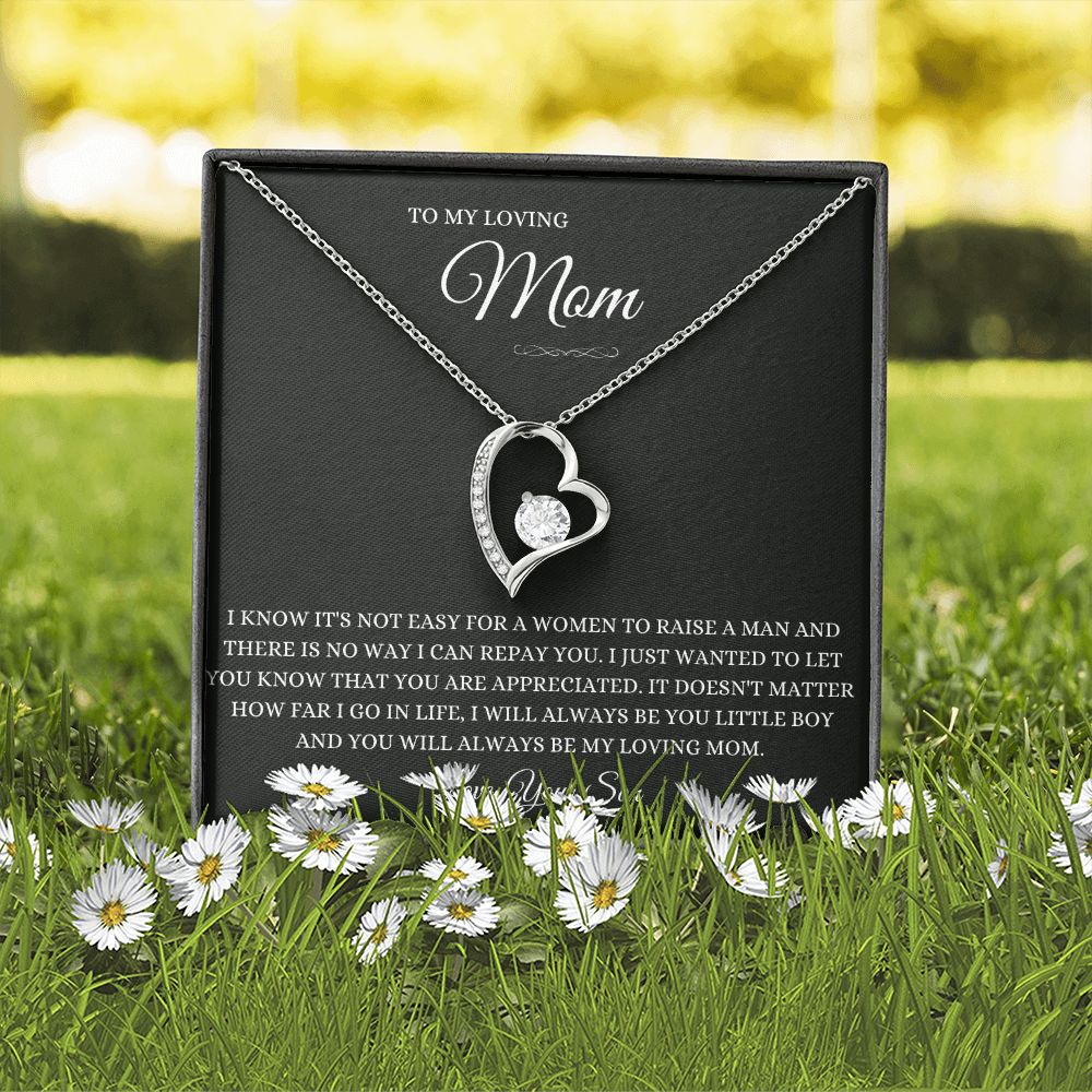 To Mom From Son Forever Love Necklace