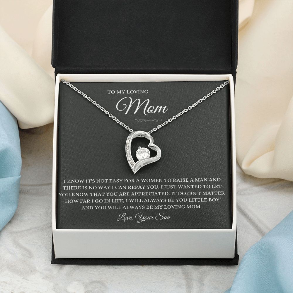 To Mom From Son Forever Love Necklace