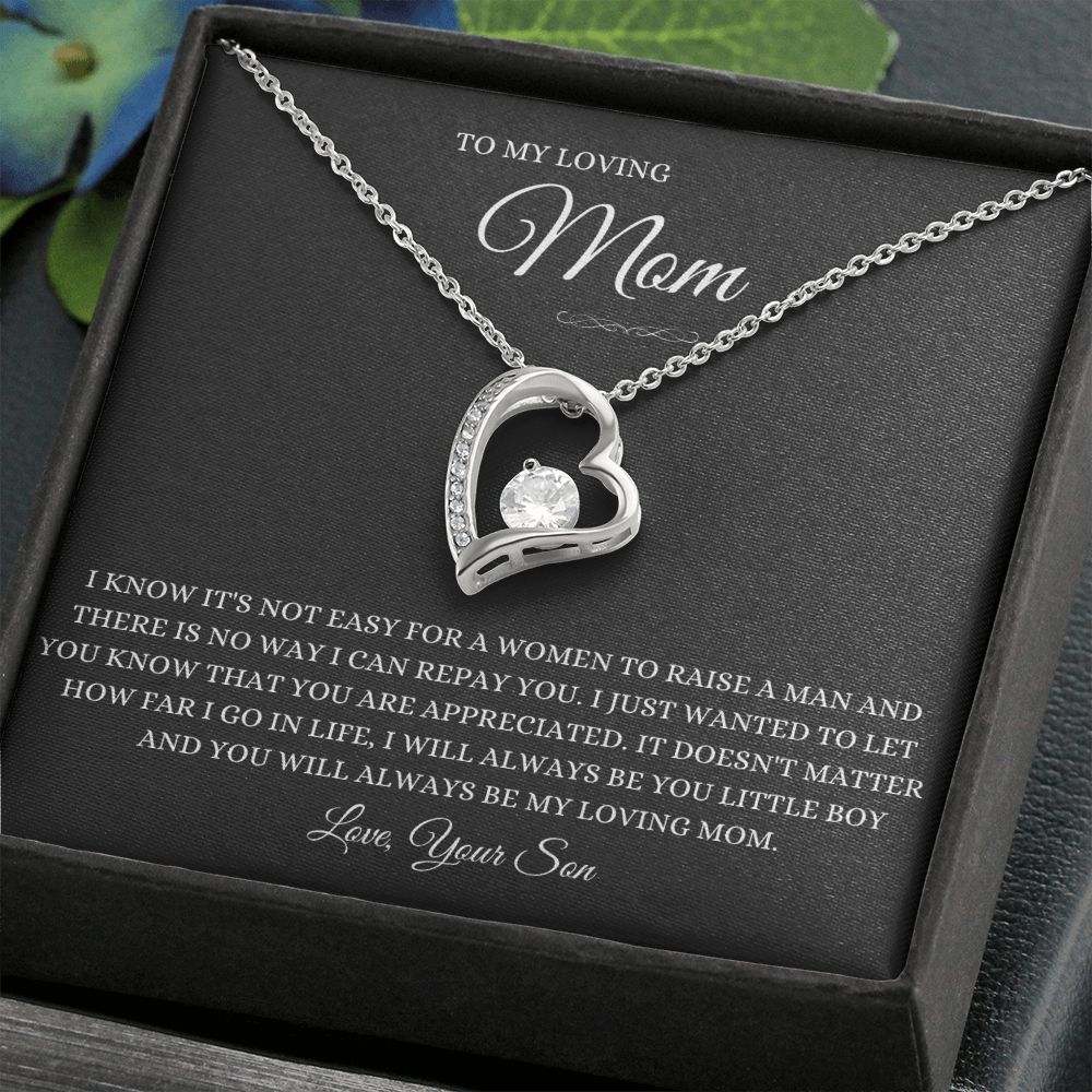 To Mom From Son Forever Love Necklace