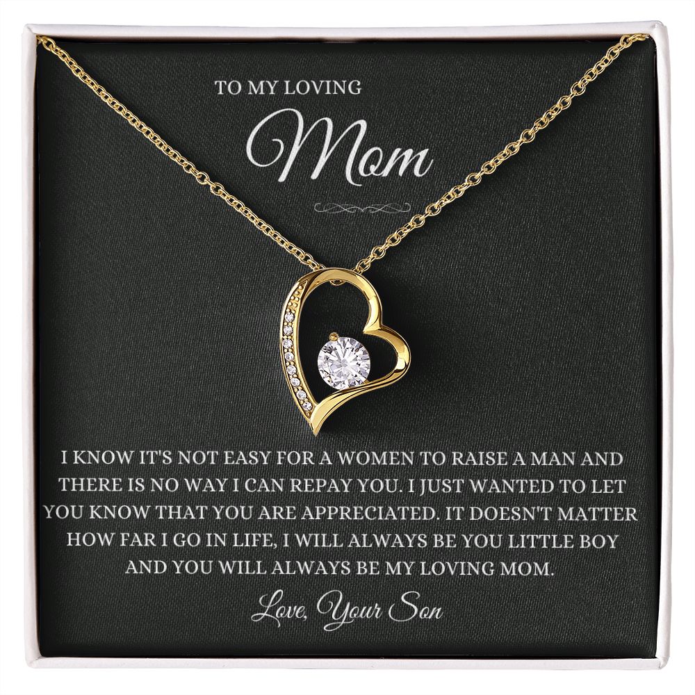 To Mom From Son Forever Love Necklace