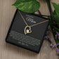 To Mom From Son Forever Love Necklace