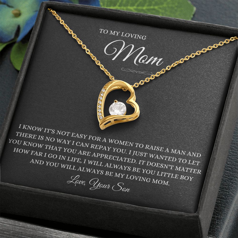 To Mom From Son Forever Love Necklace