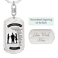Congratulation Graduate Swivel Dog Tag Key Chain (BEST SELLER)