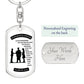 Congratulations Graduate Swivel Dog Tag Key Chain (BEST SELLER)