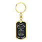 Congratulations Graduate Swivel Dog Tag Key Chain( BEST SELLER)