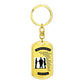 Congratulation Graduate Swivel Dog Tag Key Chain (BEST SELLER)