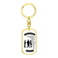 Congratulations Graduate Swivel Dog Tag Key Chain (BEST SELLER)