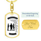 Congratulations Graduate Swivel Dog Tag Key Chain (BEST SELLER)