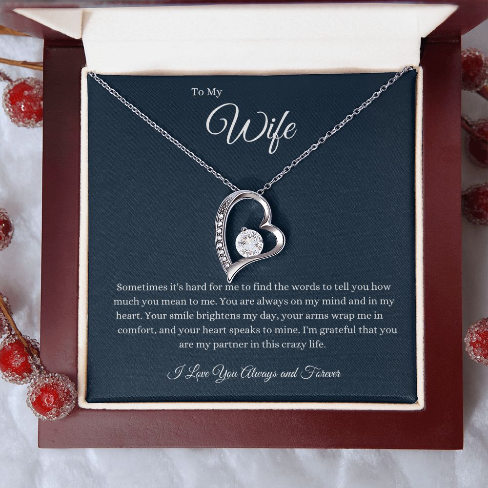 To My Wife foreverLove Necklace
