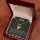 To My Gorgeous Wife Forever Love Necklace