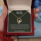 To My Gorgeous Wife Forever Love Necklace