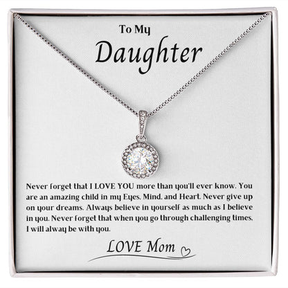 To My Daughter Eternal Hope Necklace