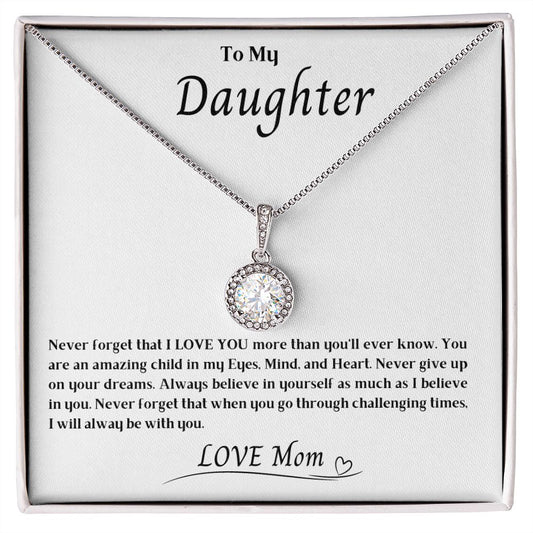 To My Daughter Eternal Hope Necklace