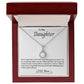 To My Daughter Eternal Hope Necklace