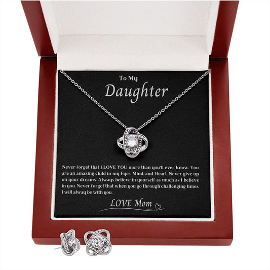 To My Daughter Love Knots