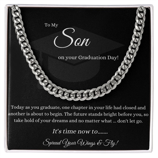 To My.Son Cuban Link Chain