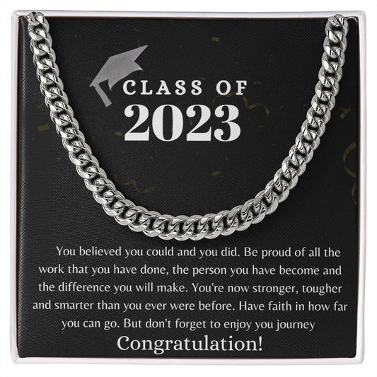 Class of 2023 (B) Cuban Link Chain