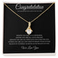 Graduation Gift Necklace, Daughter Graduation Gift, College Graduation Gift, High School Senior Graduation Gift Alluring Beauty Necklace, Class Of 2024